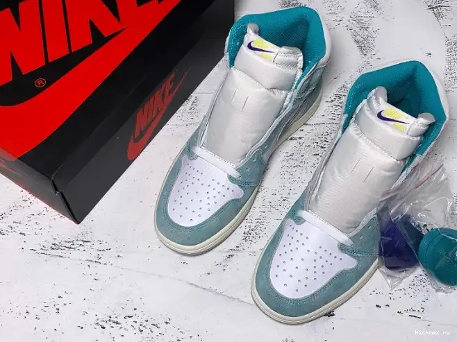 Rep Kickmax Jordan Retro Turbo Green High Air 1 555088-311 OG 0418